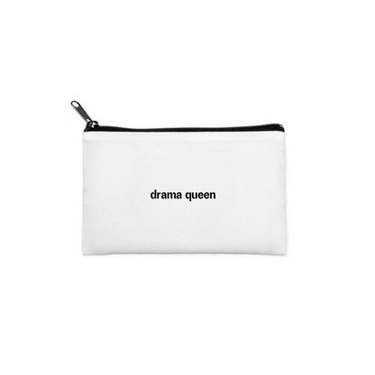 "drama queen" pouch