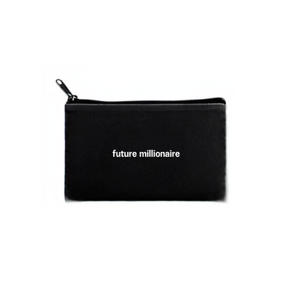 "future millionaire" pouch