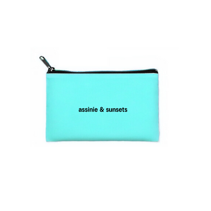 "assinie & sunsets" pouch